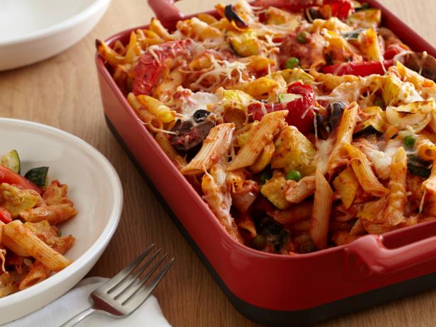 Penne with Roasted Veggies