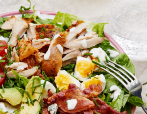 cobb salad with ranch dressing