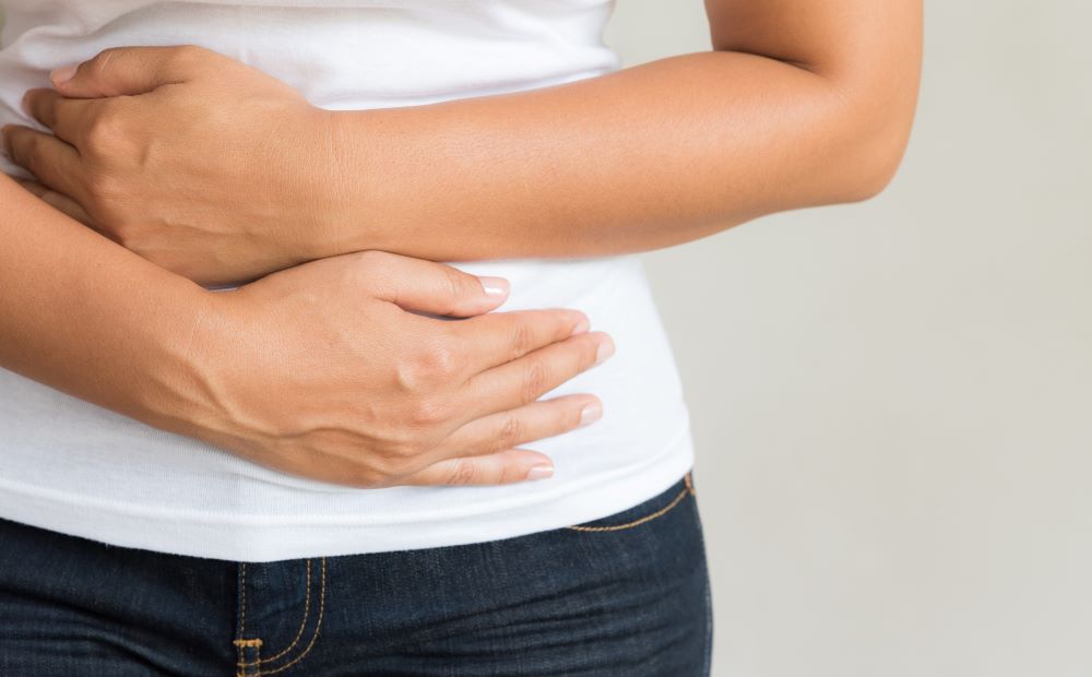 Bloating can sometimes cause pain and discomfort.