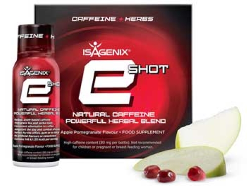 Isagenix Energy Shot contains natural, healthy sources of caffeine and is perfect as a pre-workout, replacement for coffee or for increased mental clarity.
